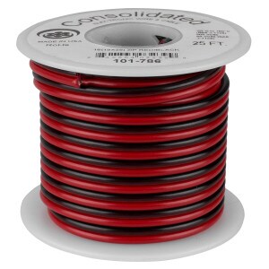 Main product image for Consolidated 25 ft. 16 AWG Power Speaker Wire (Re 101-786